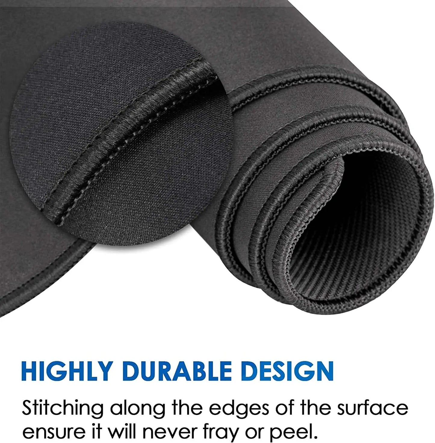 Tappetino Gaming XL da Scrivania – 900x400mm Superficie Morbida Antiscivolo