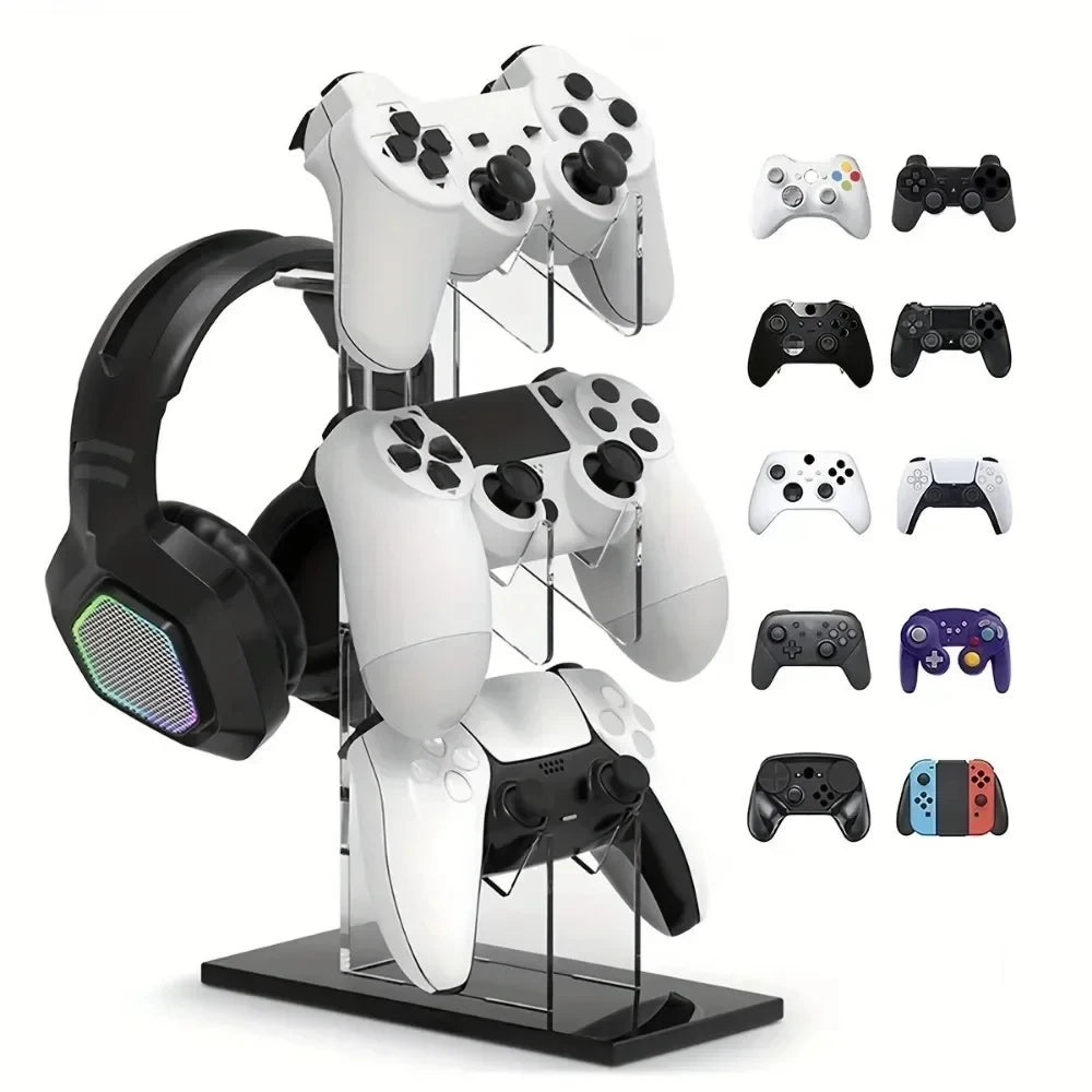 Stand Controller Gaming in Acrilico - Organizer PS5/Xbox