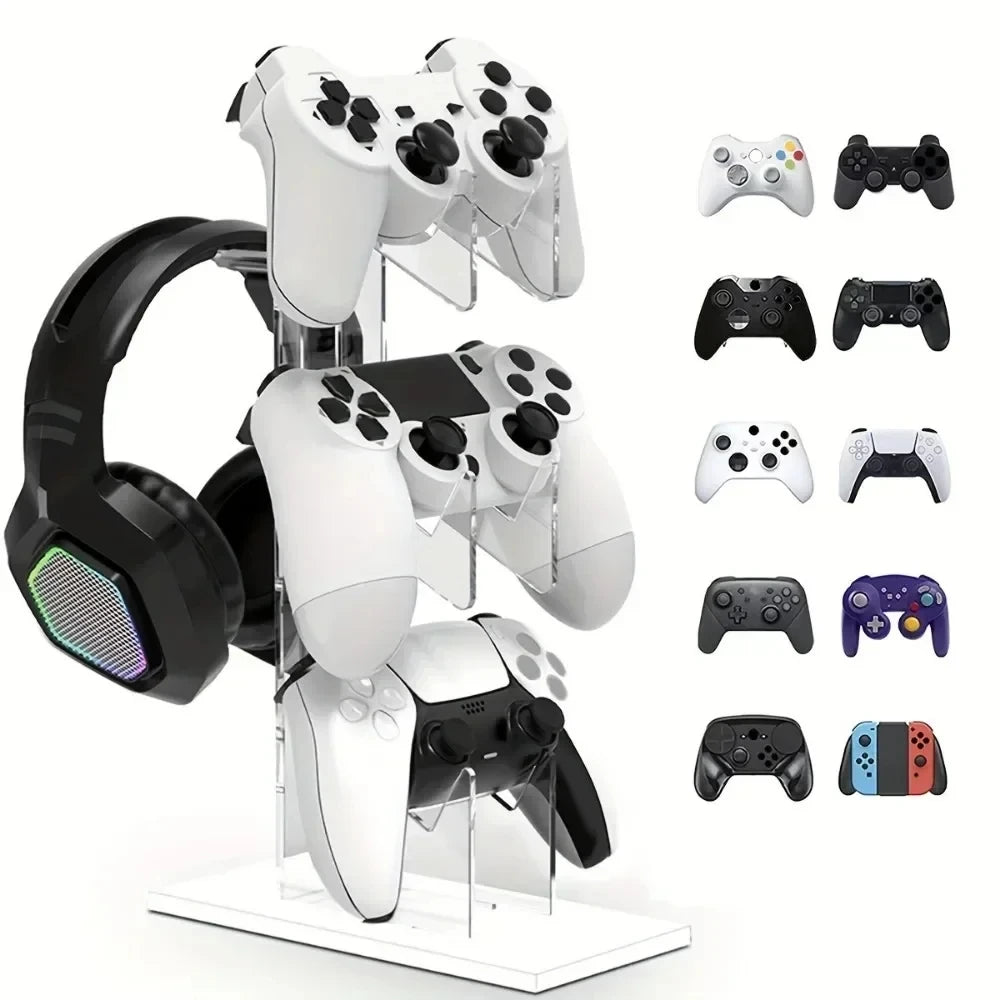 Stand Controller Gaming in Acrilico - Organizer PS5/Xbox