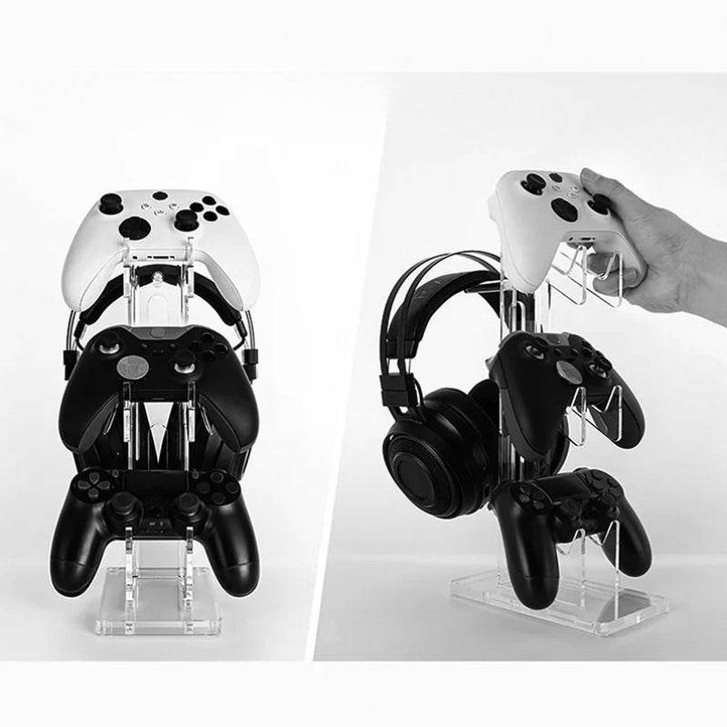 Stand Controller Gaming in Acrilico - Organizer PS5/Xbox